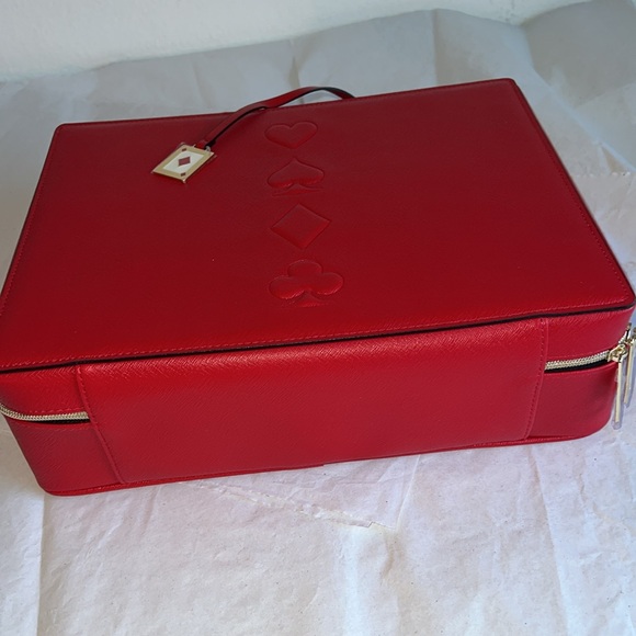 Estee Lauder Red Bag with Zipper - Picture 2 of 10